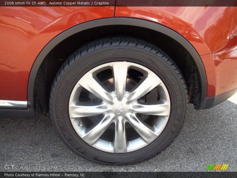 Autumn Copper Metallic / Graphite 2008 Infiniti FX 35 AWD