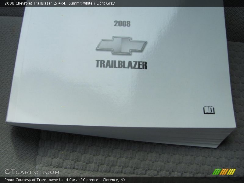 Summit White / Light Gray 2008 Chevrolet TrailBlazer LS 4x4