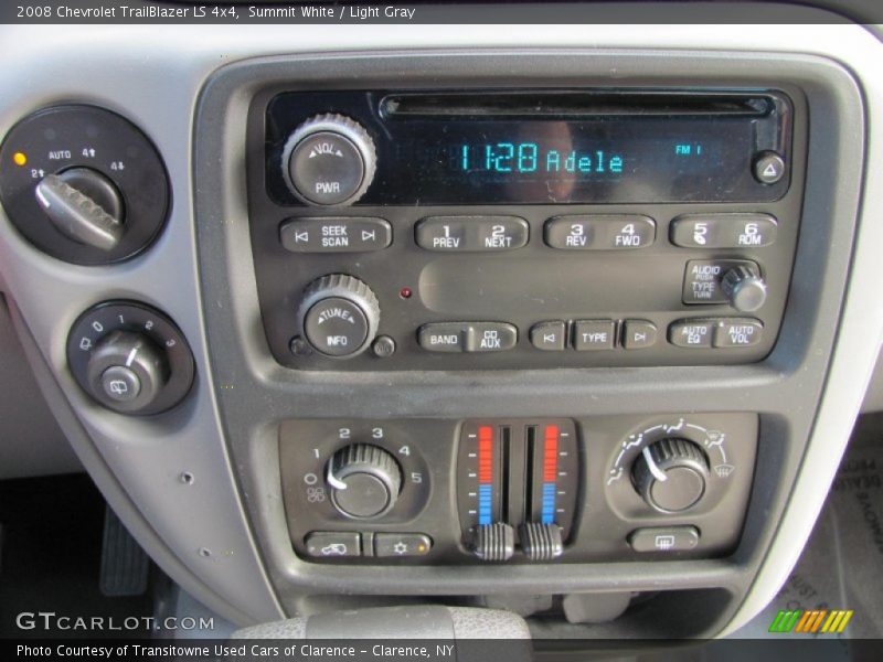 Summit White / Light Gray 2008 Chevrolet TrailBlazer LS 4x4