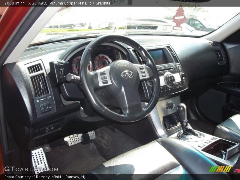 Autumn Copper Metallic / Graphite 2008 Infiniti FX 35 AWD