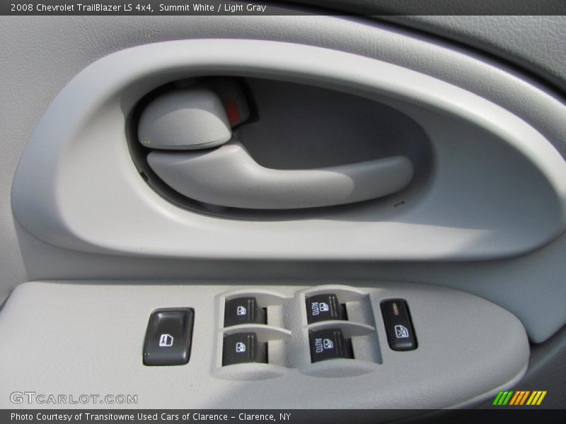Summit White / Light Gray 2008 Chevrolet TrailBlazer LS 4x4