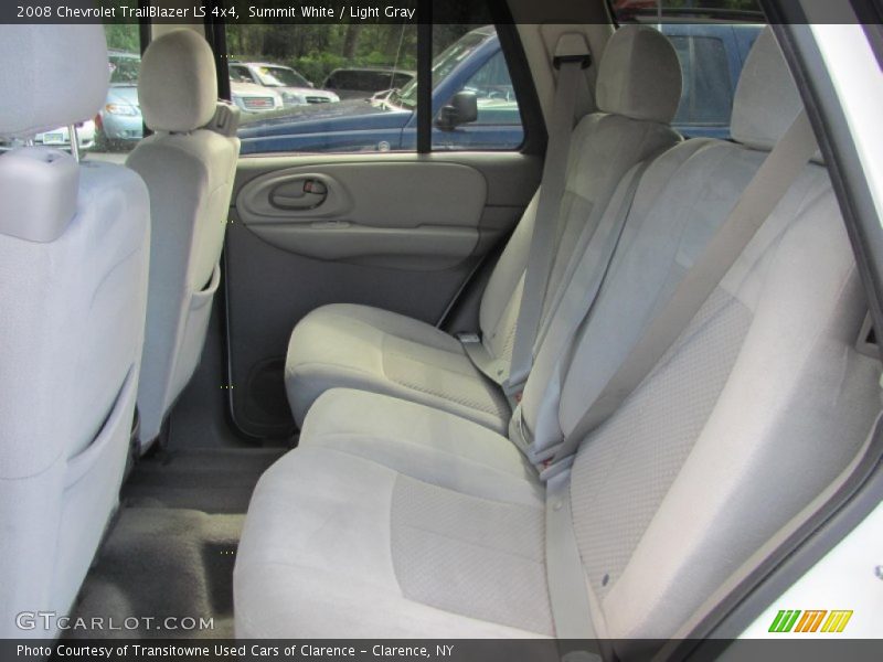 Summit White / Light Gray 2008 Chevrolet TrailBlazer LS 4x4