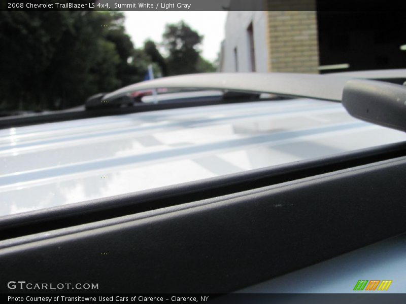 Summit White / Light Gray 2008 Chevrolet TrailBlazer LS 4x4