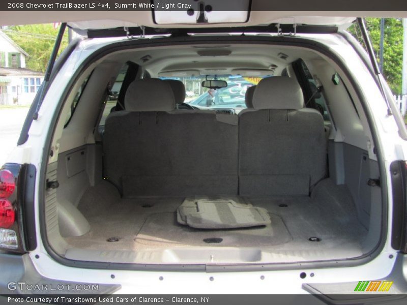 Summit White / Light Gray 2008 Chevrolet TrailBlazer LS 4x4