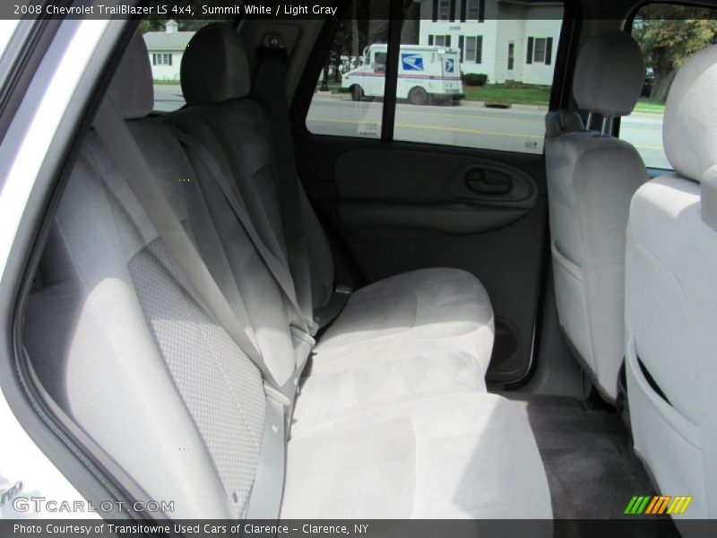 Summit White / Light Gray 2008 Chevrolet TrailBlazer LS 4x4