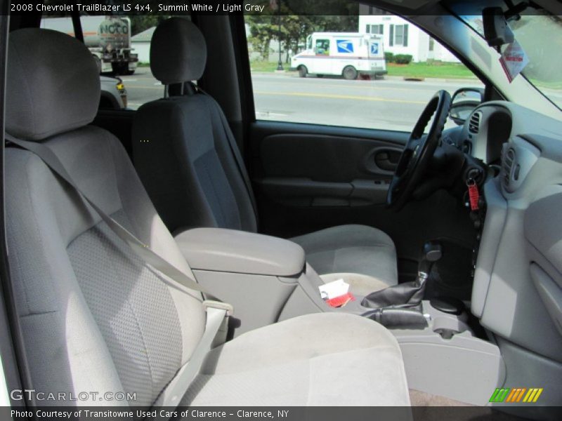 Summit White / Light Gray 2008 Chevrolet TrailBlazer LS 4x4