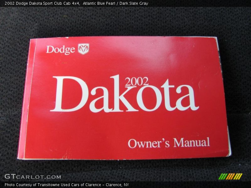 Books/Manuals of 2002 Dakota Sport Club Cab 4x4