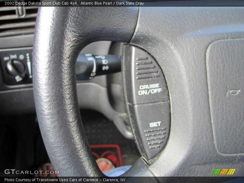 Atlantic Blue Pearl / Dark Slate Gray 2002 Dodge Dakota Sport Club Cab 4x4