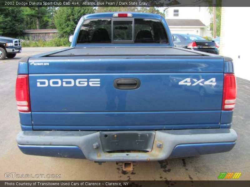  2002 Dakota Sport Club Cab 4x4 Atlantic Blue Pearl