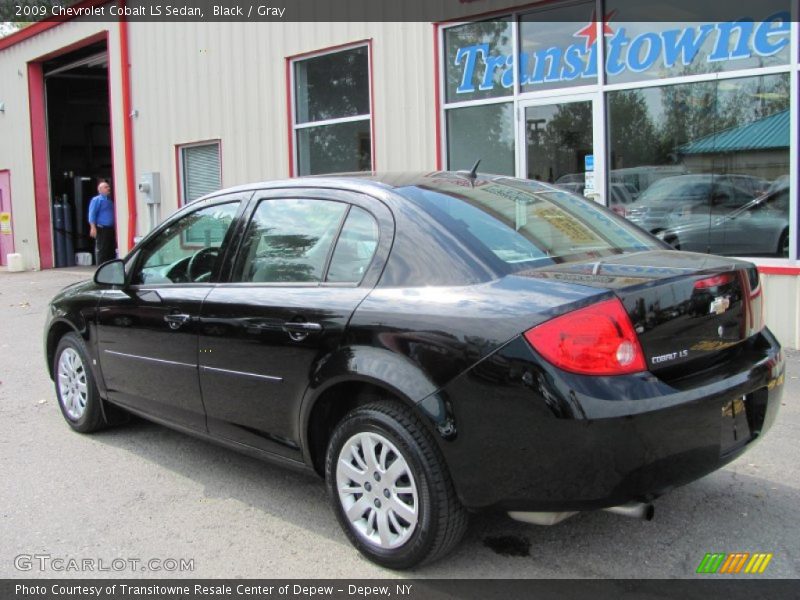 Black / Gray 2009 Chevrolet Cobalt LS Sedan