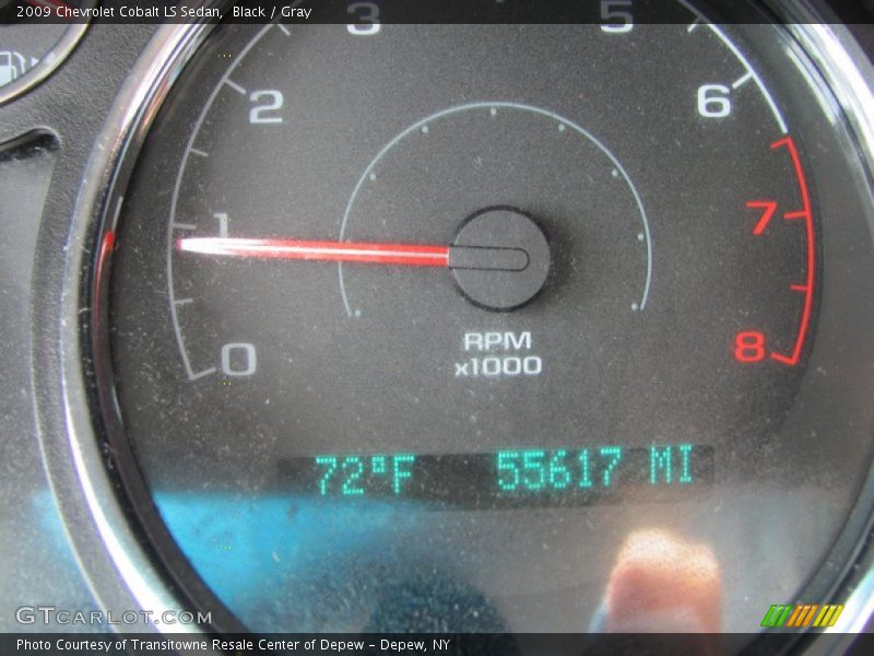 Black / Gray 2009 Chevrolet Cobalt LS Sedan