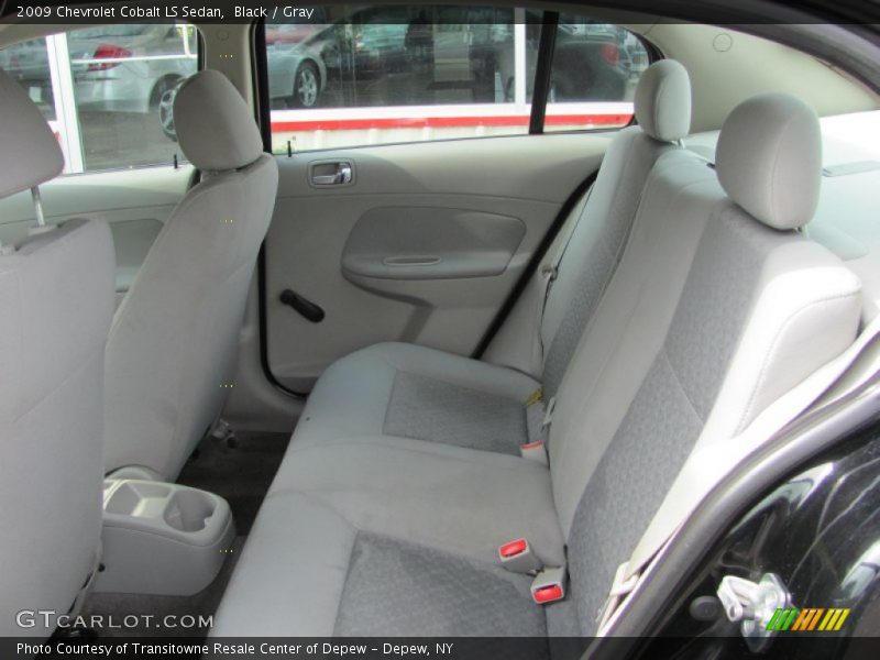 Black / Gray 2009 Chevrolet Cobalt LS Sedan