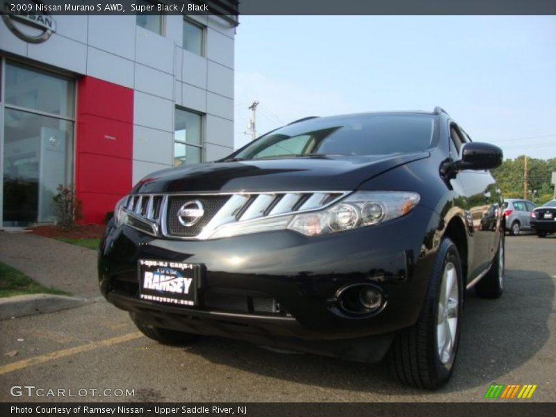 Super Black / Black 2009 Nissan Murano S AWD