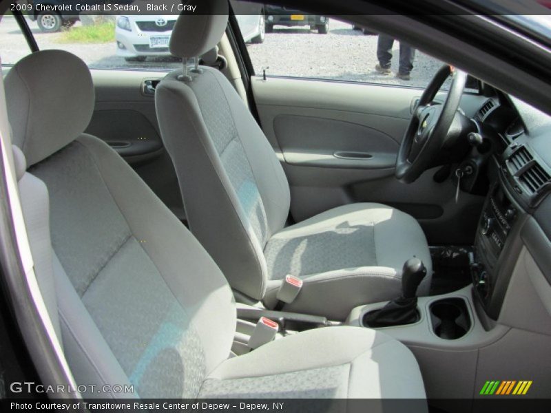 Black / Gray 2009 Chevrolet Cobalt LS Sedan