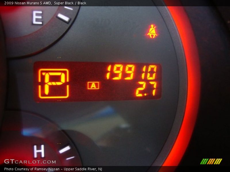 Super Black / Black 2009 Nissan Murano S AWD