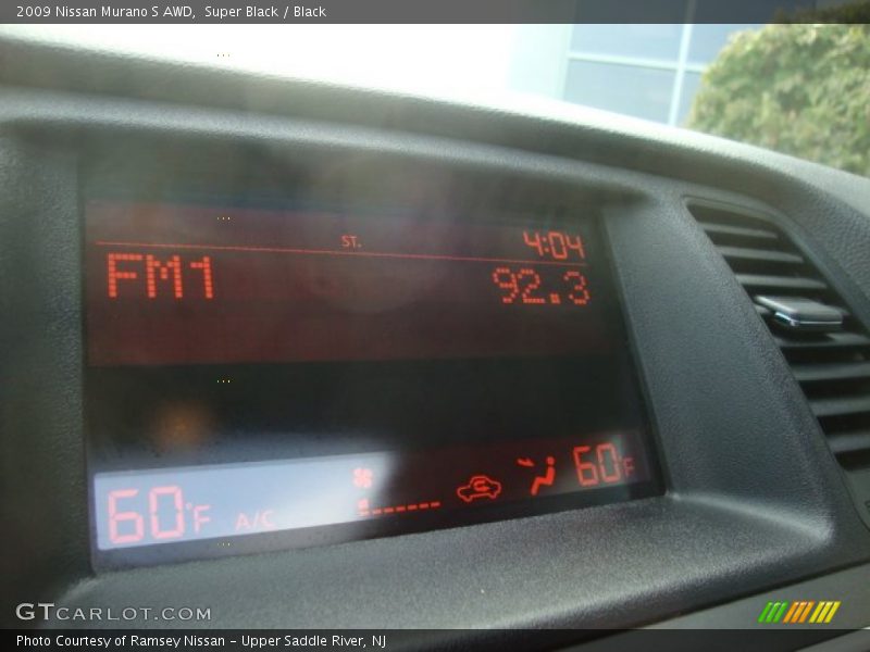 Super Black / Black 2009 Nissan Murano S AWD