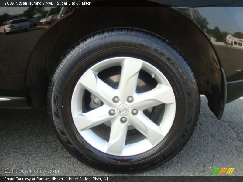 Super Black / Black 2009 Nissan Murano S AWD
