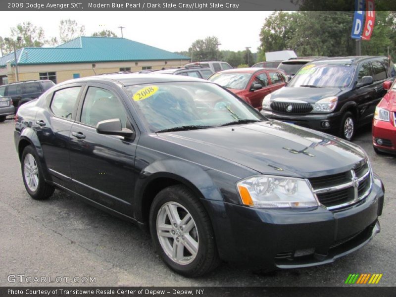 Modern Blue Pearl / Dark Slate Gray/Light Slate Gray 2008 Dodge Avenger SXT