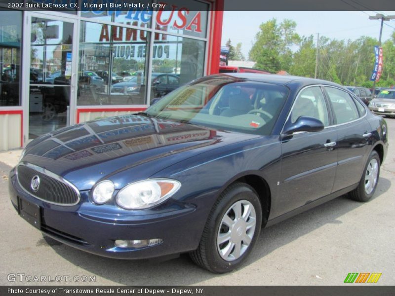 Midnight Blue Metallic / Gray 2007 Buick LaCrosse CX
