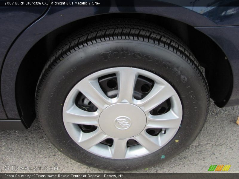 Midnight Blue Metallic / Gray 2007 Buick LaCrosse CX