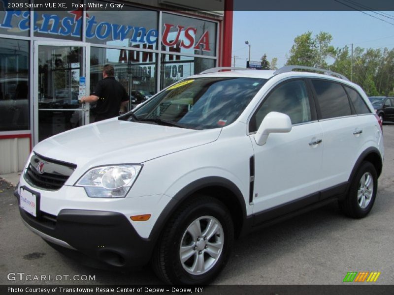 Polar White / Gray 2008 Saturn VUE XE