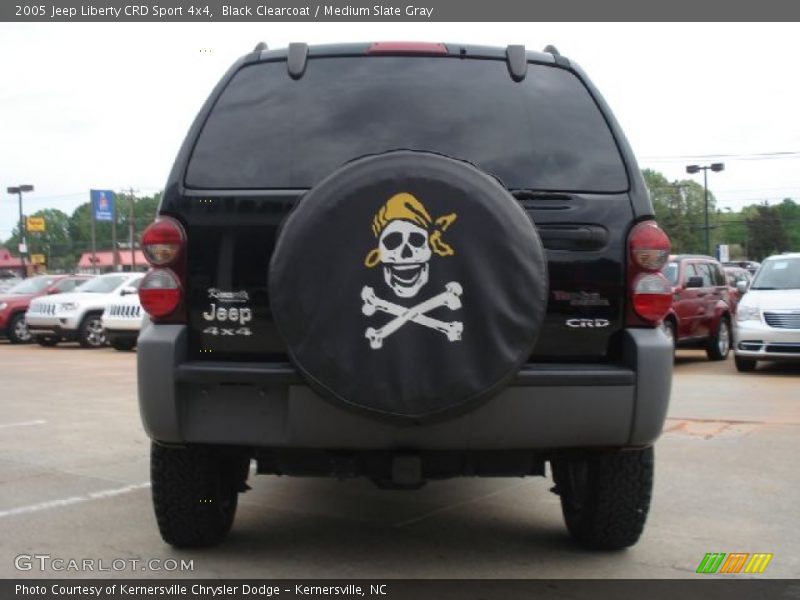 Black Clearcoat / Medium Slate Gray 2005 Jeep Liberty CRD Sport 4x4