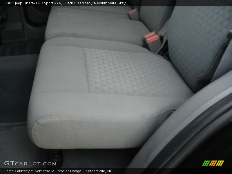 Black Clearcoat / Medium Slate Gray 2005 Jeep Liberty CRD Sport 4x4