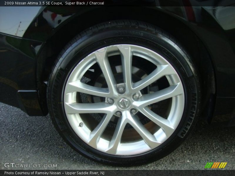 Super Black / Charcoal 2009 Nissan Altima 3.5 SE Coupe