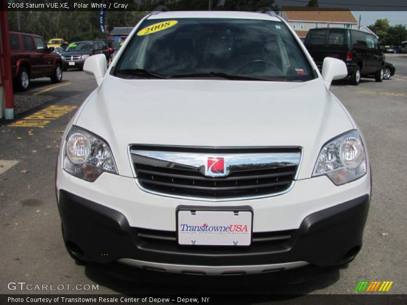 Polar White / Gray 2008 Saturn VUE XE
