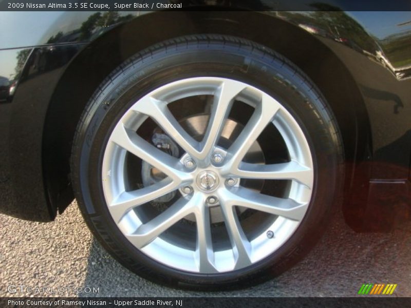 Super Black / Charcoal 2009 Nissan Altima 3.5 SE Coupe