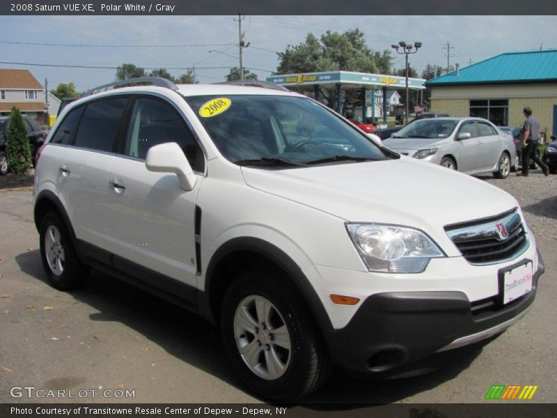 Polar White / Gray 2008 Saturn VUE XE