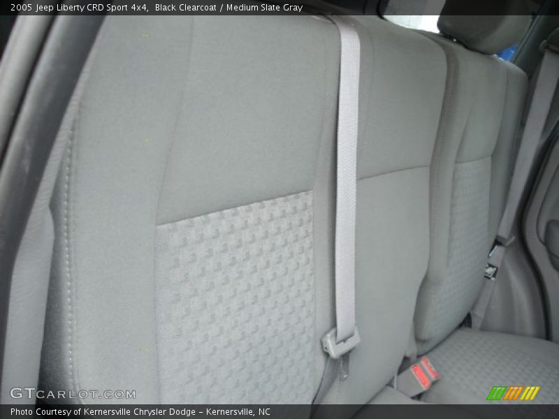 Black Clearcoat / Medium Slate Gray 2005 Jeep Liberty CRD Sport 4x4