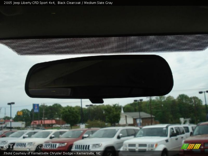 Black Clearcoat / Medium Slate Gray 2005 Jeep Liberty CRD Sport 4x4