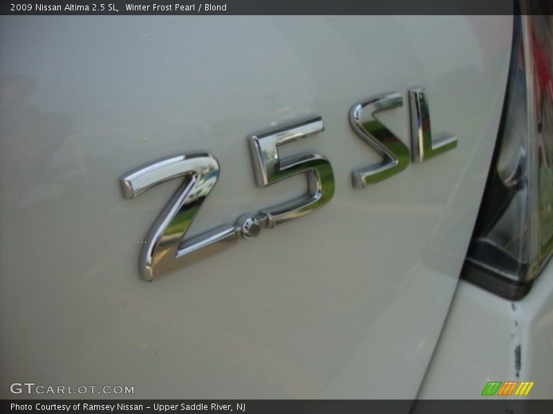 Winter Frost Pearl / Blond 2009 Nissan Altima 2.5 SL
