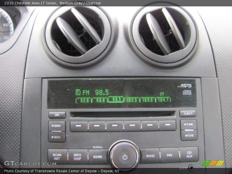 Medium Gray / Charcoal 2010 Chevrolet Aveo LT Sedan