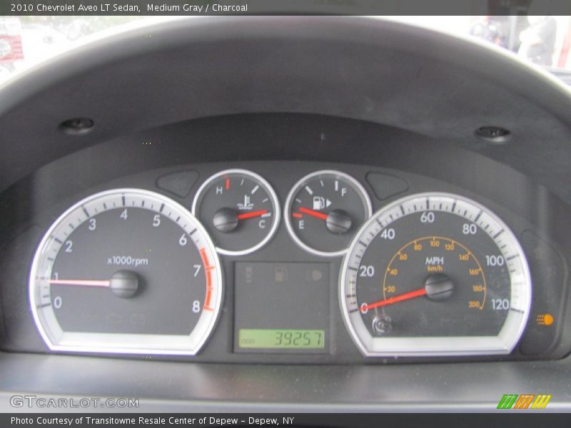 Medium Gray / Charcoal 2010 Chevrolet Aveo LT Sedan