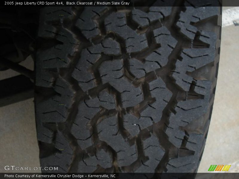 Black Clearcoat / Medium Slate Gray 2005 Jeep Liberty CRD Sport 4x4