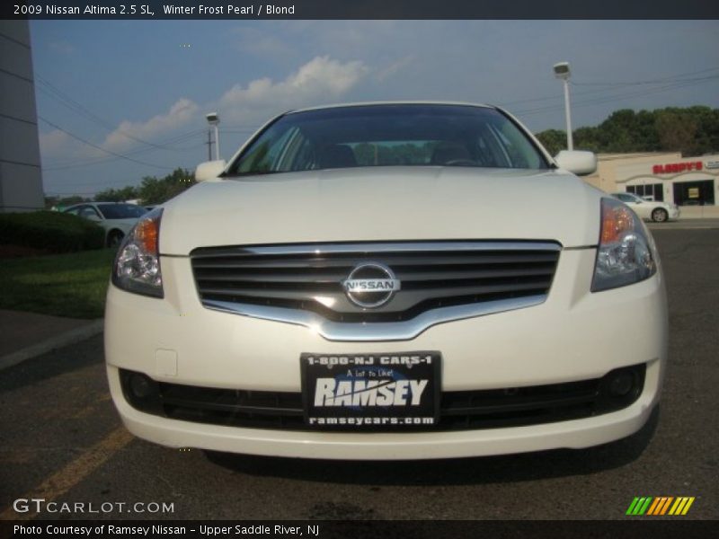 Winter Frost Pearl / Blond 2009 Nissan Altima 2.5 SL