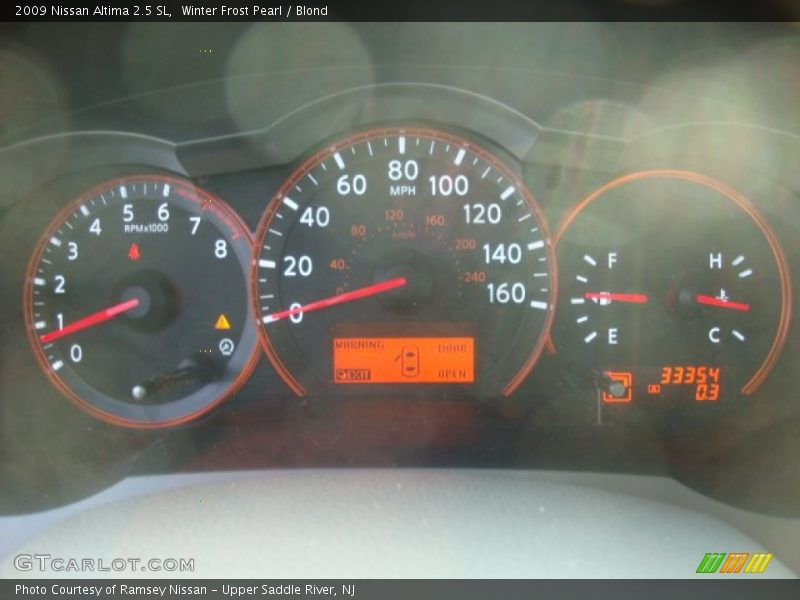 Winter Frost Pearl / Blond 2009 Nissan Altima 2.5 SL