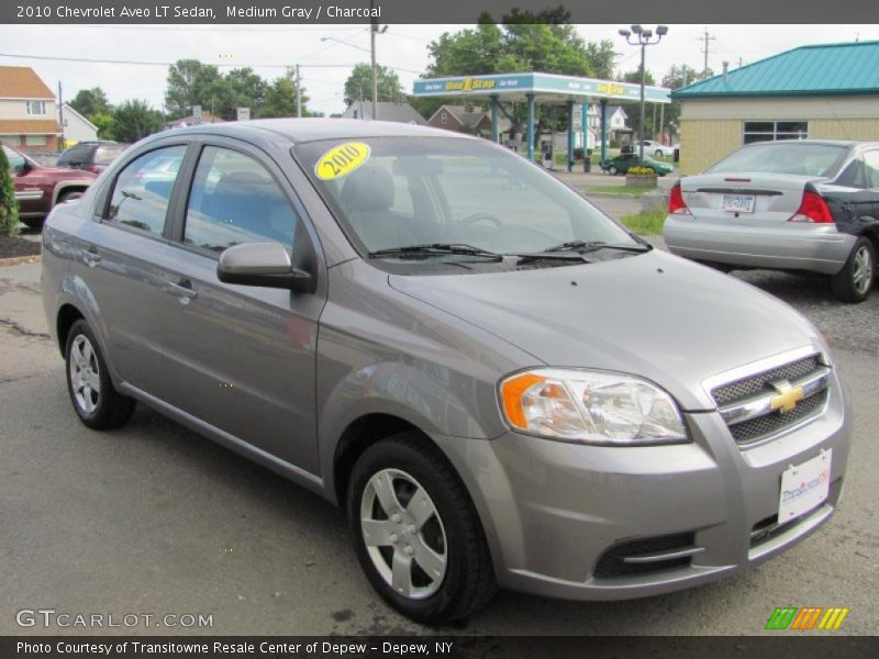 Medium Gray / Charcoal 2010 Chevrolet Aveo LT Sedan