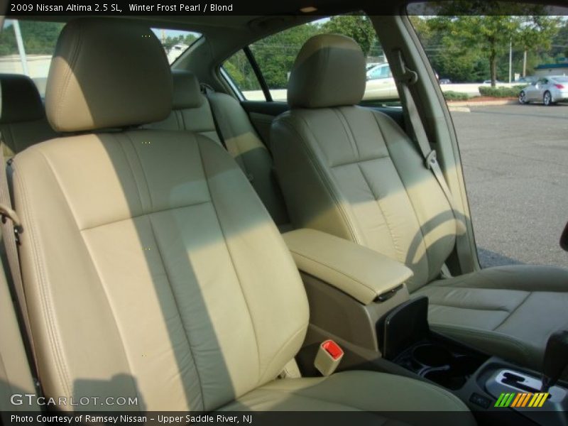 Winter Frost Pearl / Blond 2009 Nissan Altima 2.5 SL