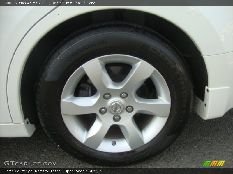 Winter Frost Pearl / Blond 2009 Nissan Altima 2.5 SL