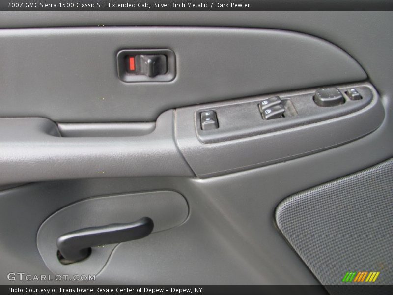 Silver Birch Metallic / Dark Pewter 2007 GMC Sierra 1500 Classic SLE Extended Cab
