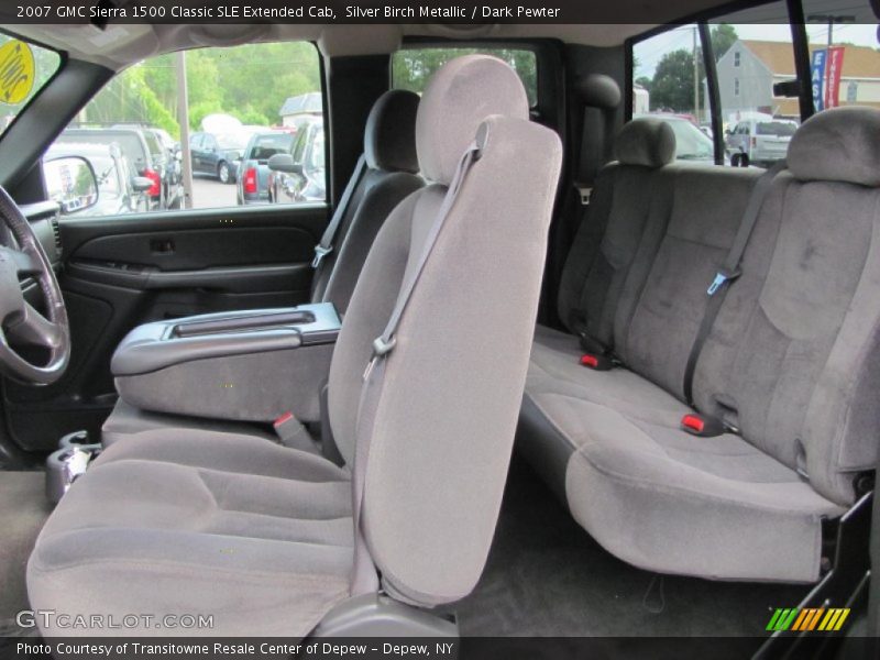 Silver Birch Metallic / Dark Pewter 2007 GMC Sierra 1500 Classic SLE Extended Cab