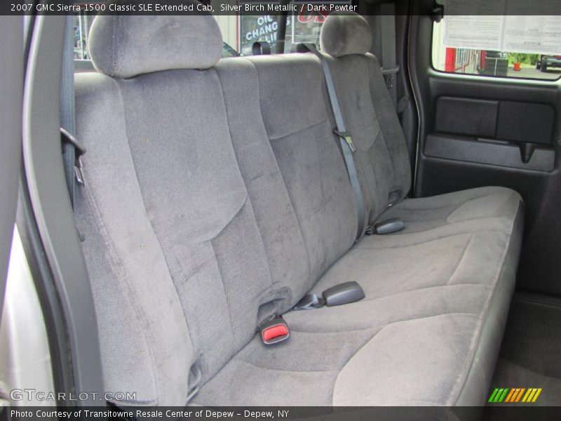 Silver Birch Metallic / Dark Pewter 2007 GMC Sierra 1500 Classic SLE Extended Cab