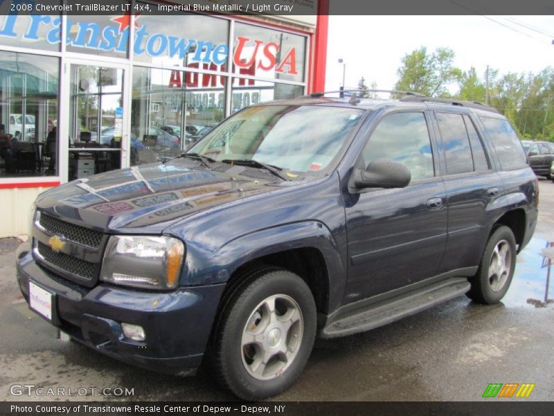 Imperial Blue Metallic / Light Gray 2008 Chevrolet TrailBlazer LT 4x4