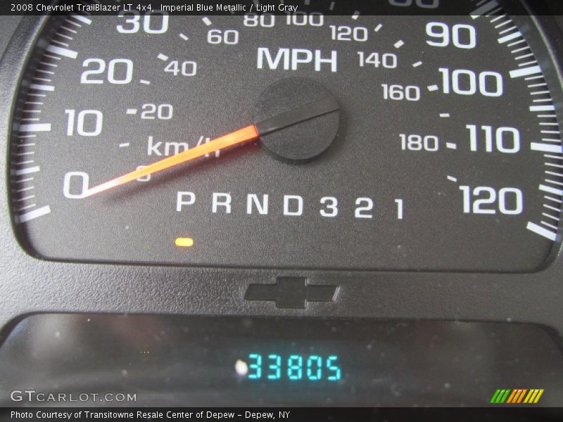 Imperial Blue Metallic / Light Gray 2008 Chevrolet TrailBlazer LT 4x4