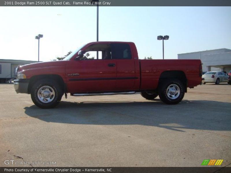 Flame Red / Mist Gray 2001 Dodge Ram 2500 SLT Quad Cab
