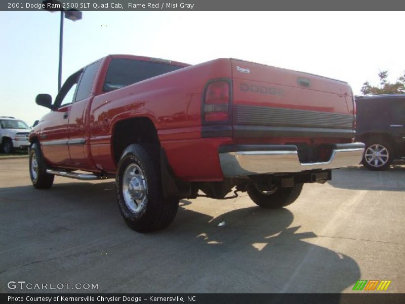 Flame Red / Mist Gray 2001 Dodge Ram 2500 SLT Quad Cab