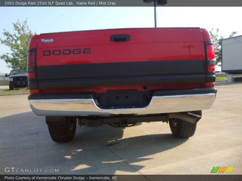 Flame Red / Mist Gray 2001 Dodge Ram 2500 SLT Quad Cab